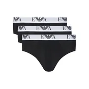Emporio Armani Spodnje hlačke siva / črna / bela