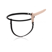 Vibracijski strap-on Fetish Submissive 15cm, kožen