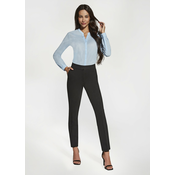 Bas Bleu Womens elegant GRETA trousers with pockets fastened with buttons and zipper