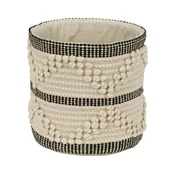 Eglo 426563 - Dekorativna korpa TOYAMA 20x20 cm bež/crna