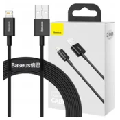 1 to 3 Baseus Superior Series Usb To Lightning Kabel, 2,4 A, 2 M (Črn)