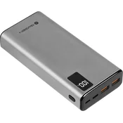 GoGEN prenosna baterija 20000 mAh srebrne barve (GOG-PB200008S)