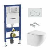SIKOGESTOR67D20 SAT WC školjka s kompletom Geberit Duofix 458.103.00.1 Delta20