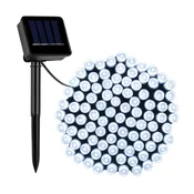 Linder Exclusiv Solarni svetlobna veriga 150 LED Hladno bela