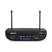 Vonyx WM82C Digital, 2-kanalni sustav UHF bežicnih mikrofona, headset i rucni mikrofon, 50 m, futrola