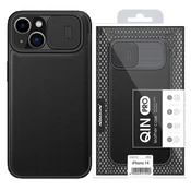 1 to 3 Usnjeni Ovitek Nillkin Qin Pro Iphone 14 Plus Z Zaklopkom