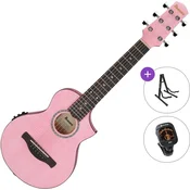 Ibanez EWP17M2E-SMO Standard SET Strawberry Milk Open Pore Guitalele