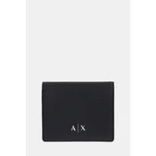 Denarnica Armani Exchange ženska, črna barva, XW002123 AF17019