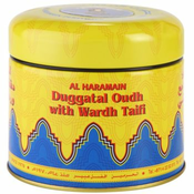 Al Haramain Duggatal Oudh with Wardh Taifi tamjan 50 g