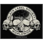 Black Label Society Skulls Našitek za šivanje