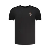 Aeronautica Muška majica Militare SCOTI005J508, Crna