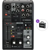 Yamaha AG03 MK2 BK Basic SET Analogna mešalna miza