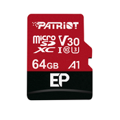 Patriot 64GB EP SDXC A1/V30 microSD spominska kartica, 90MBs