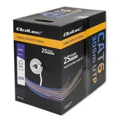 shumee Qoltec UTP omrežni kabel/zasukana parica | CAT6 | 305 m | PVC siv