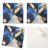 shumee Samolepilne vinilne ploščice z geometrijskim potiskom v odtenkih 9x30x30 cm