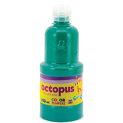 Tempera 500ml zelena octopus unl-1131