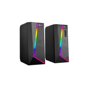 C-Tech SPK-17, 2.0, RGB, črna