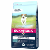 Eukanuba Grain Free Adult Small / Medium Breed losos - 2 x 12 kg