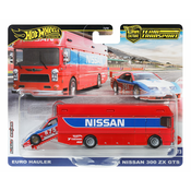 shumee HOT WHEELS Premium Team Transport '94 Nissan 300 ZX GTS in Euro Hauler #73