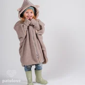 shumee LAMB BEIGE autoponcho koko S 0-3 vuotta, Patulove