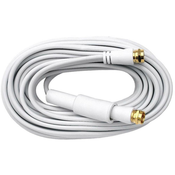 Axing SAT priključni kabel Axing, [1x F-vtikač - 1x F-vtikač], 10m, 75 dB, pozlačeni konektorji