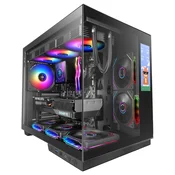 TAC Mars Gaming MCMIRAGE MIDI stolp, ATX, črn