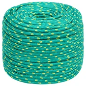 vidaXL Večnamenska uporabna vrv 10 mm 25 m Zelena PP