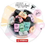 Stojalo za mini pastelne markerje STABILO Boss, 50 kosov