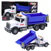 slomart LEAN TOYS Kiper tovornjak z lučmi in zvoki, modra