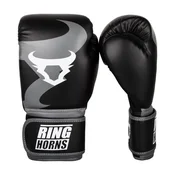 Venum Ringhorns Charger Boxing Gloves, Black - 14 oz, (20687305)