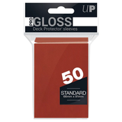 Štitnici za karte Ultra Pro - PRO-Gloss Standard Size, Red (50 kom.)