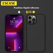 Escase Maska za mobilni telefon iPhone 13 Pro Max, Crna