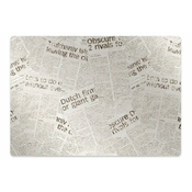 Decormat Podloga za pisarniški stol Vintage style newspapers 140x100 cm 15 cm