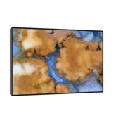 Canvas Slika na platnu Ahat Fruška gora, Sa ramom, 80 x 120 cm, Crni
