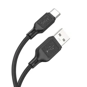 Hoco Kabel USB A na USB C Hoco 3A, 1 m, X90, črn