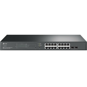 TP-Link Omada SG2218P, Upravljano, L2/L2+, Gigabit Ethernet (10/100/1000), Podrška za napajanje putem Etherneta (PoE), Montaža u poslužiteljski ormar, 1U
