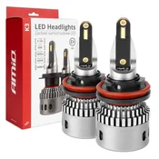 shumee LED avto žarnice serije K3 H8 H9 H11 H16 12V 6000K Canbus AMIO-03686