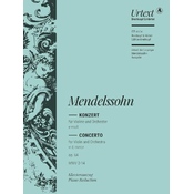 MENDELSSOHN:CONCERTO FOR VIOLIN AND PIANO IN E-MOLL OP.64