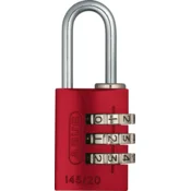 Abus 145/20 obešanka na številke rdeča