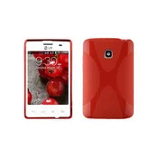 Cadorabo Cadorabo Case, združljiv z LG v Candy Apple Red - Zaščitni pokrov iz fleksibilnega silikona TPU, (20586450)