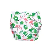 shumee Simed prevleka za plenice za večkratno uporabo PUL - Flamingos