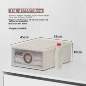 Chahua Set kutija za odlaganje, 16 L, 2 komada, Beli
