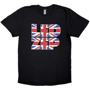 Led Zeppelin Union Jack Type Black L Majica