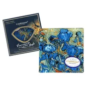 Carmani DEKORATIVNI KROŽNIK VINCENT VAN GOGH IRISES UMETNIŠKI PORCELAN DARILO