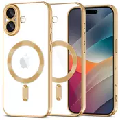 Tech-Protect MagFlex MagSafe ovitek za iPhone 17, Shiny Gold