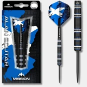 Steeldart puščice MISSION/Alan Soutar/Black-Titanium