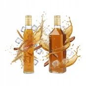 shumee Steklena steklenica za viski 500 ml s pokrovčkom za likerje, alkohol, vino, moonshine 0,5 l
