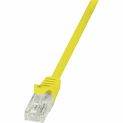 LogiLink RJ45 omrežni kabel CAT 6 U/UTP [1x RJ45 konektor - 1x RJ45 konektor] 0,50 m rumena LogiLin