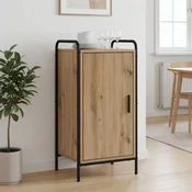 vidaXL Strani šal Artisan hrast 97 x 33 x 81 cm Inženirski les