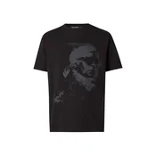 Karl Lagerfeld Majica temno siva/črna
